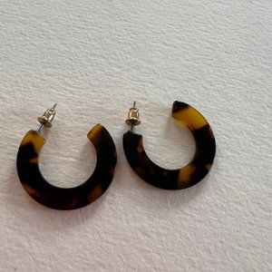 Anthropologie Tortoise earrings